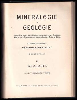 Karel Kopecký: Malý Brehm- Mineralogie a geologie