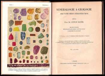 Gustav Daněk: Mineralogie a geologie