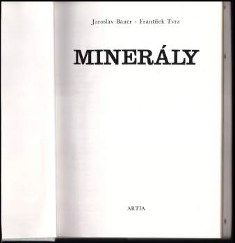 Jaroslav Bauer: Minerály