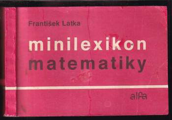 Minilexikon matematiky