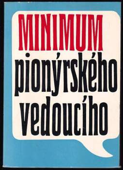 Minimum pionýrského vedoucího