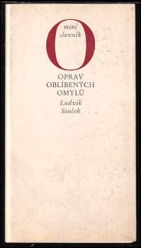 Minislovník oprav oblíbených omylů