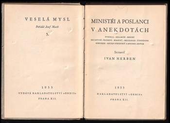 Ministři a poslanci v anekdotách