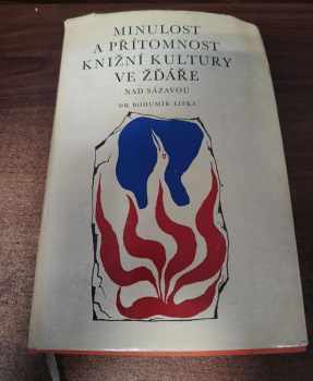 Bohumír Lifka: Minulost a přítomnost knižní kultury ve Žďáře nad Sázavou