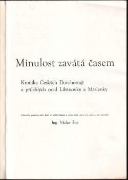 Václav Širc: Minulost zavátá časem