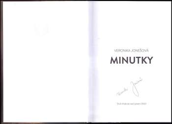 Veronika Jonešová: Minutky