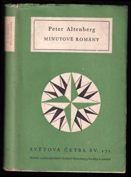 Minutové romány : výbor z díla - Peter Altenberg (1958, Státní nakladatelství krásné literatury, hudby a umění) - ID: 773605