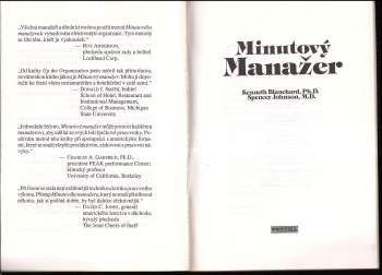 Spencer Johnson: Minutový manažer