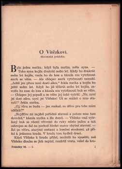 Mír s Hady + Hloupý Honza + O Vítězkovi