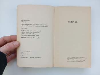 Josef Škvorecký: Mirákl