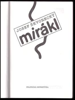 Josef Škvorecký: Mirákl