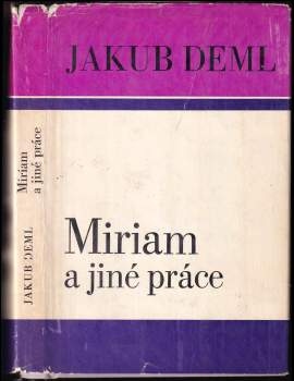 Miriam a jiné práce