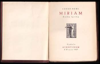 Jakub Deml: Miriam