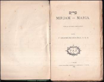 Sigismund Bouška: Mirjam-Maria