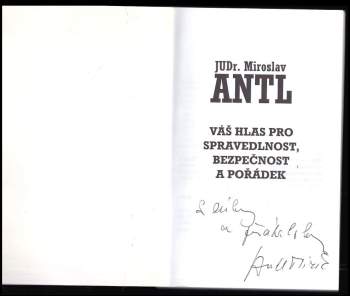 Miroslav Antl: Miroslav Antl