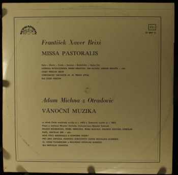 František Xaver Brixi: Missa Pastoralis / Vánoční Muzika