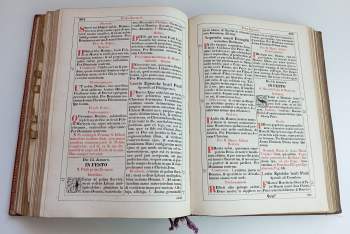 Missale Romano-bohemicum - Conformatum, juxta decretum ss. concilii tridentini restitutum, s. PII V. Pontificis Maximi Jussu edditum, et Clementis VIII. primum, dento Urbani Papae VIII