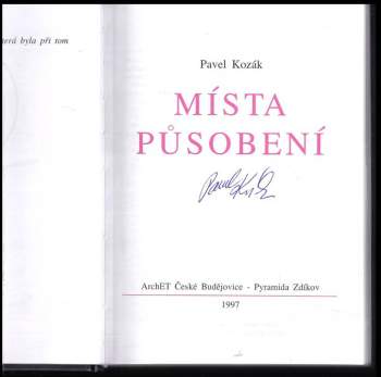 Pavel Kozák: Místa působení