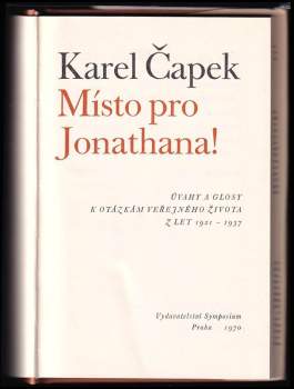 Karel Čapek: Místo pro Jonathana!