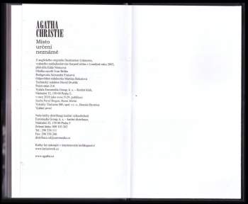 Agatha Christie: Místo určení neznámé