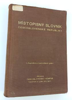 Břetislav Chromec: Místopisný slovník Československé republiky