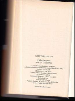 Michail Afanas'jevič Bulgakov: Mistr a Markétka