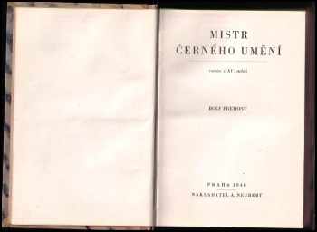 Rolf Fremont: Mistr černého umění