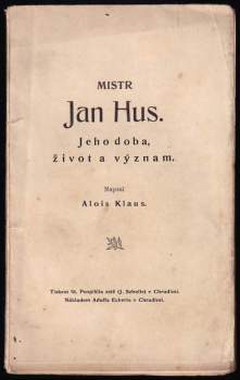 Mistr Jan Hus