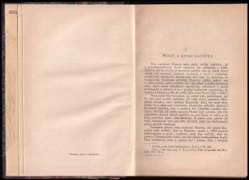 Václav Novotný: Mistr Jan Hus -  Život a učení - díl I., část 1.