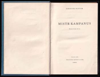 Zikmund Winter: Mistr Kampanus