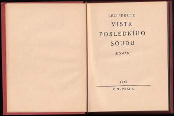Leo Perutz: Mistr posledního soudu