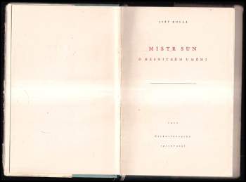 Jiří Kolář: Mistr Sun o básnickém umění