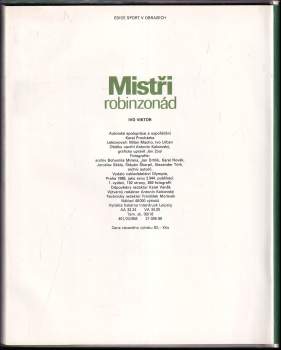 Ivo Viktor: Mistři robinzonád