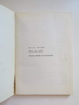 Erich Fromm: Mít či být