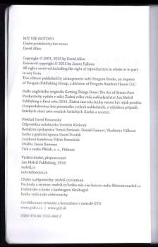 David Allen: Mít vše hotovo