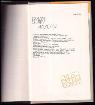 Irwin Shaw: Mladí lvi
