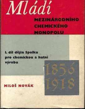 Miloš Novák: Mládí mezinárodního chemického monopolu