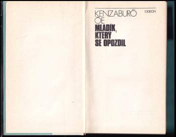 Kenzaburó Óe: Mladík, který se opozdil