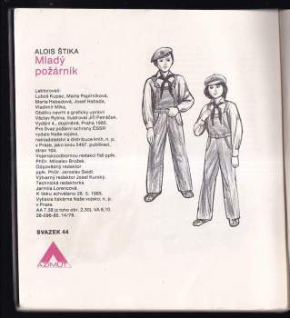 Alois Štika: Mladý požárník