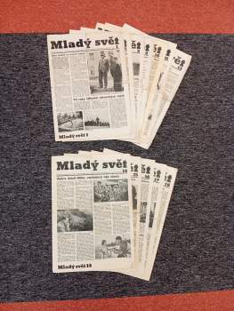 Mladý svět - ročník čtrnáctý, čísla 1 - 4, 10, 11, 13 - 18
