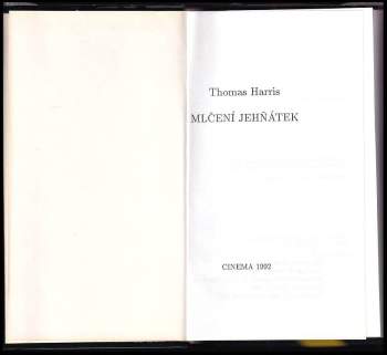 Thomas Harris: Mlčení jehňátek