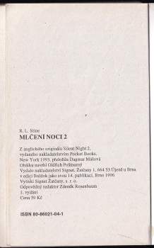 R. L Stine: Mlčení noci 2