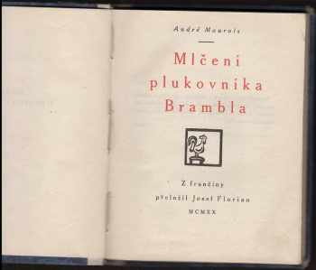 André Maurois: Mlčení plukovníka Brambla