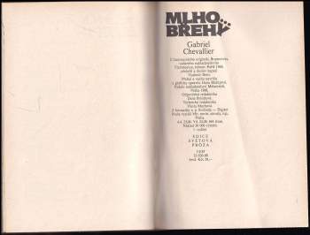 Gabriel Chevallier: Mlhobřehy