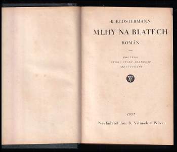 Karel Klostermann: Mlhy na blatech