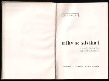 Sven Edvin Salje: Mlhy se zdvíhají