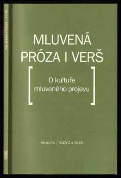 František Daneš: Mluvená próza i verš