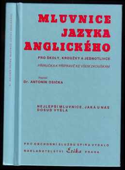 Antonín Osička: Mluvnice jazyka anglického