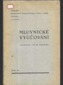 Mluvnické vyučování