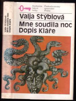Mne soudila noc ; Dopis Kláře
